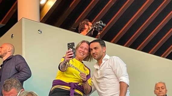 Palladino, il tecnico gigliato è presente sulle tribune del Viola Park per Roma-Fiorentina