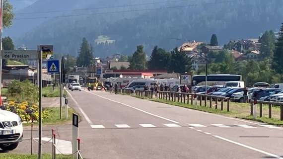 FOTO FV, Incidente sulla strada principale di Moena