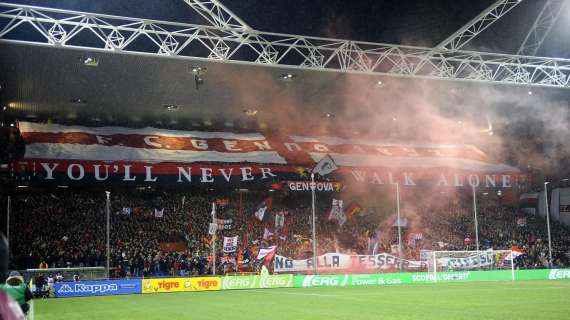 DERBY GENOVA, Multe per lancio fumogeni