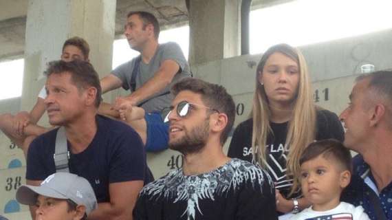 FOTO FV, Berardi in tribuna assiste a Fio-Par