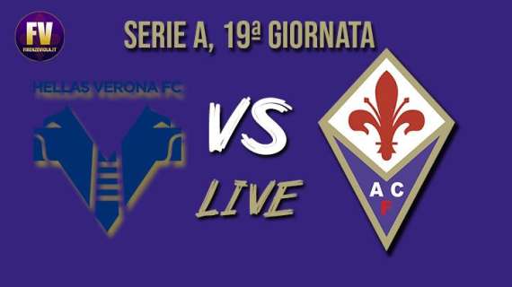 H. VERONA-FIORENTINA 1-1, Rivivi il LIVE di FV!