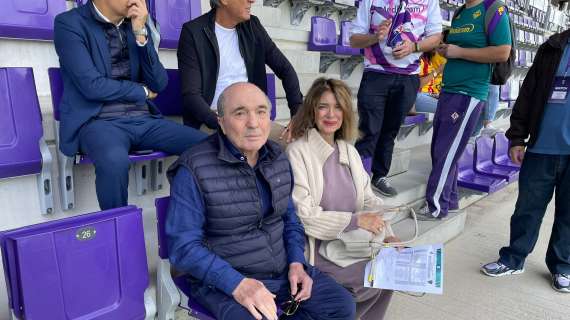 FOTO FV, Commisso in tribuna per Fiorentina-Lecce