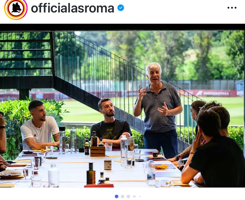 Dodo e il like sospetto al pranzo della Roma e Gasperini: indizio di mercato