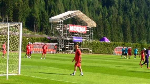 FOTO FV, Le immagini del 1° allenamento a Moena