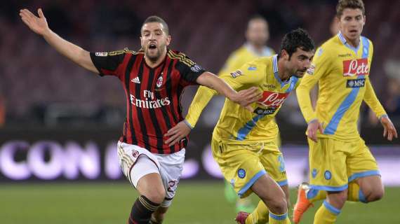 NAPOLI-MILAN, Rimonta degli azzurri: 3-1