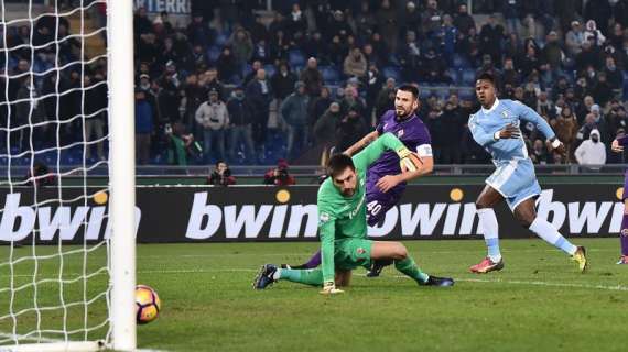 LAZ-FIO 2-0, Disastro viola. Decidono Keita e Biglia