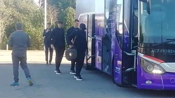 VIDEO FV, La Fiorentina è in partenza per Genova