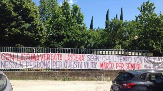 FOTO FV, Ancora appeso lo striscione per Ficini