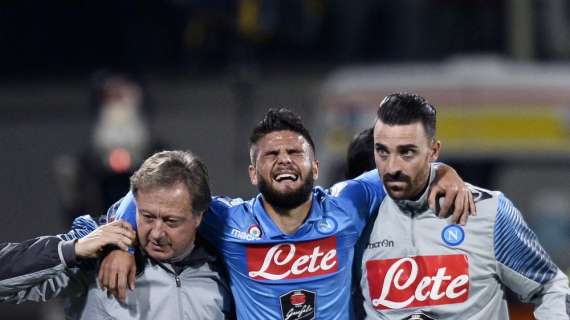 INSIGNE, Rottura del crociato. Domani l'operazione