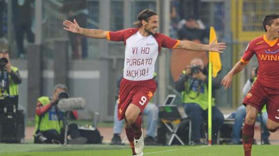 OSVALDO, La maglia? Solo un omaggio a Totti