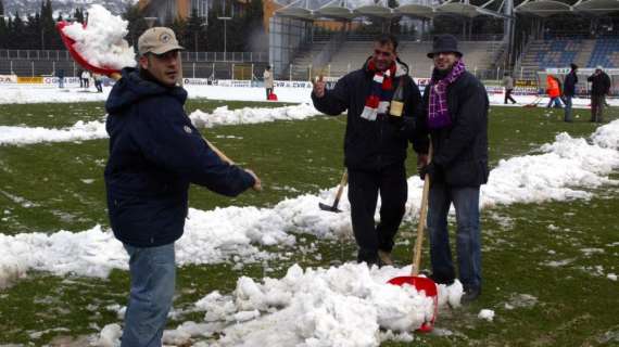 FOTO, L'ACF ricorda la "mitica" neve di Gubbio