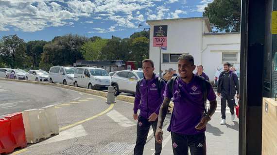 FOTO-VIDEO FV, Fiorentina parte per Plzen: le immagini