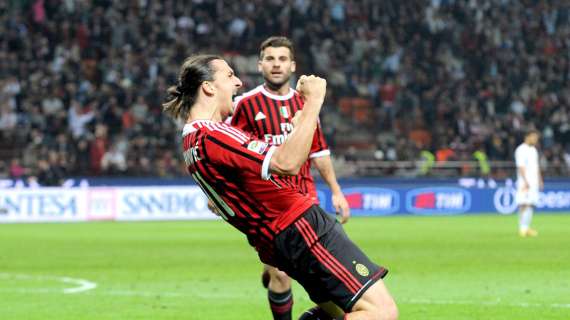 MILAN-FIORE 1-0, Ibra segna dagli undici metri