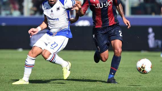 BOLOGNA-SAMP, Le formazioni ufficiali del match