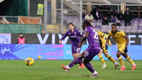 FIO-UDI 1-0, La sblocca Kean su rigore: 10 gol in Serie A