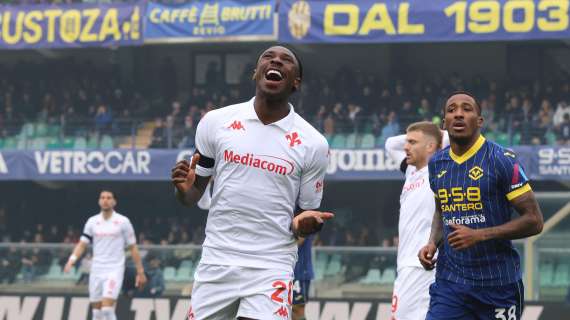 Verona-Fiorentina 0-0, Kean viene portato via in ambulanza per i controlli