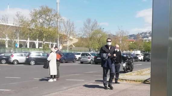 FOTO FV, L'agente Castagna in visita ai campini