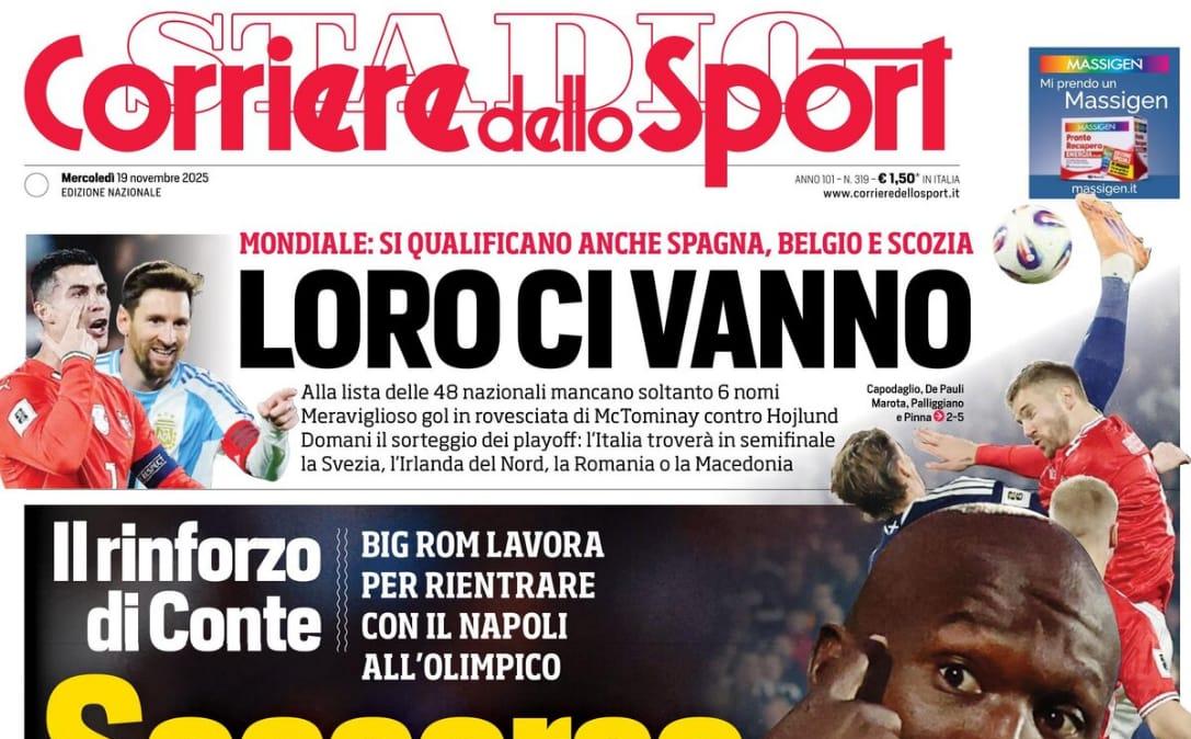 Rassegna stampa: le prime pagine dei quotidiani di oggi