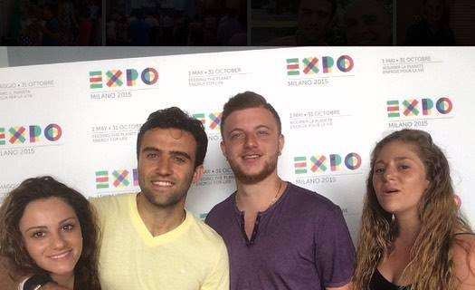 FOTO, Pepito Rossi in visita all'EXPO