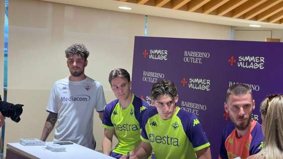 Grande entusiasmo agli autografi per De Gea, Fagioli e Fortini