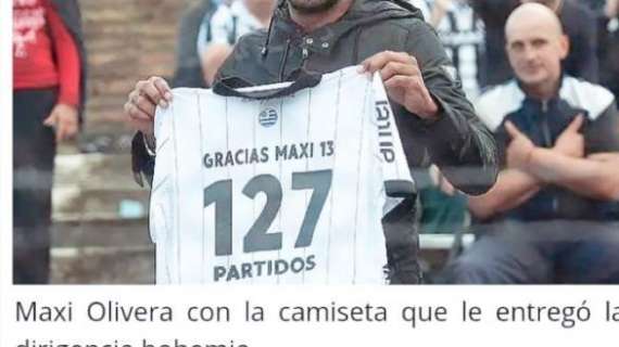 FOTO, Maglia celebrativa per Maxi in Uruguay