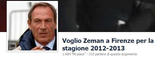 ZEMAN, Su FB petizione per averlo in viola