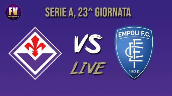 FIORENTINA-EMPOLI 1-1, Rivivi il LIVE di FV