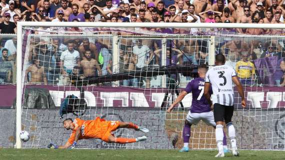 FIO-JUV, La Viola domina ma Perin para tutto: è 1-1