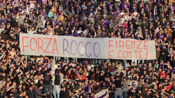 FOTO FV, Curva a Rocco: "Forza, Firenze è con te"