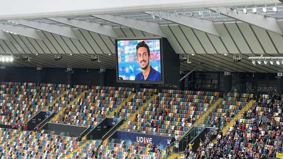 FOTO FV, Udine omaggia DA13: "Capitano d'Italia"