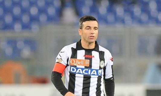 UDINESE-FIORE, C'è Di Natale, dubbio Armero