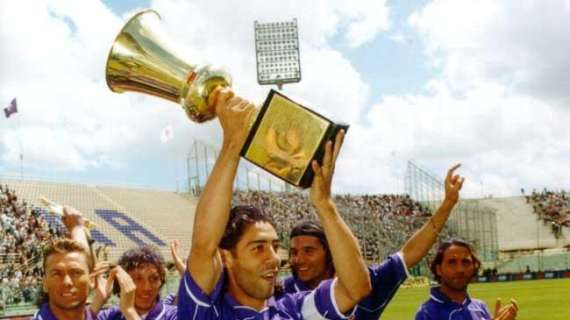 ACF, Sui social ricorda la vittoria della Coppa Italia 2001