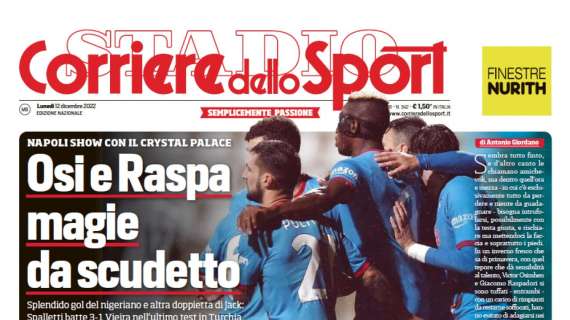 RASSEGNA STAMPA, Le prime pagine dei quotidiani