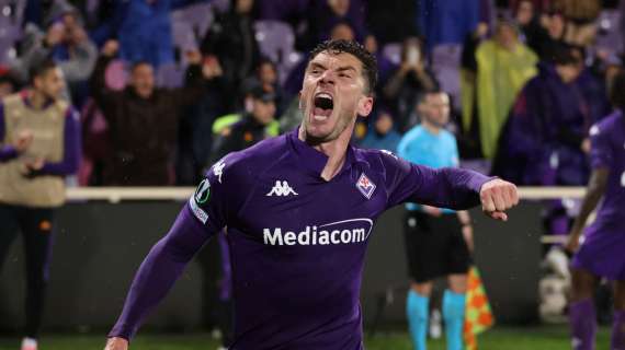 Gosens mette avanti la Fiorentina al 15'! Il tedesco batte Di Gregorio col mancino