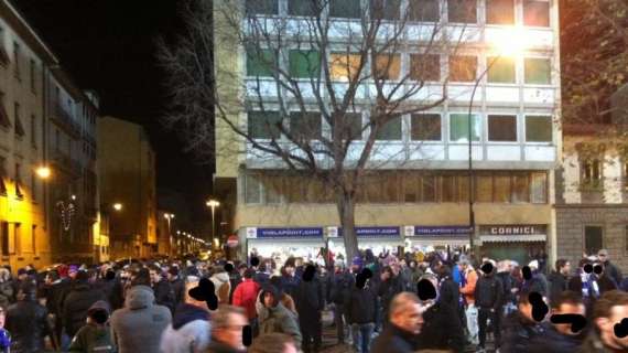 VIDEO FV, Situazione tranquilla fuori dallo stadio