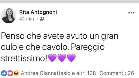 R. ANTOGNONI, Inter, oggi gran culo: pari strettissimo