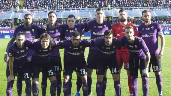 ACF, Viola in campo prima della partenza per Napoli