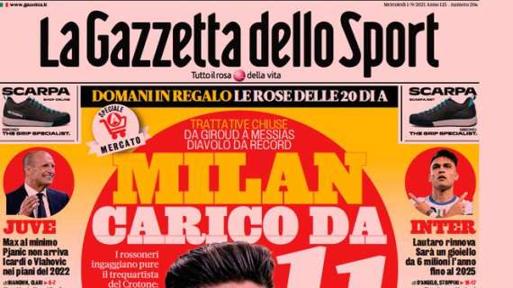 RASSEGNA STAMPA, Le prime pagine dei quotidiani