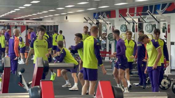 Fiorentina, mattinata in palestra per Stefano Pioli e i suoi: le immagini e i video 