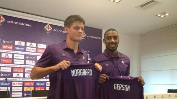 FOTO FV, Norgaard e Gerson con la nuova maglia