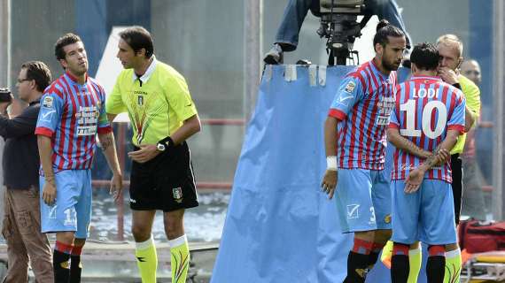 CATANIA, Squadra contestata da curva per Serie B