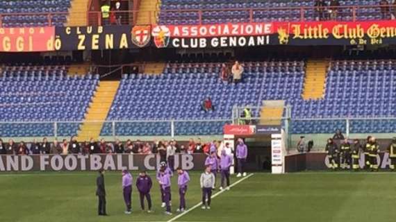 FOTO FV, Fiorentina in campo, terreno ottimo
