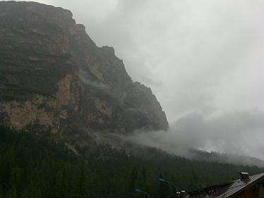 CORTINA, Diluvio sulle Dolomiti