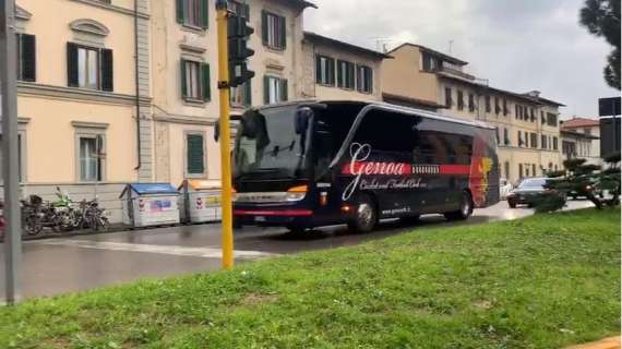 VIDEO FV, Il Genoa arriva al Franchi in pullman