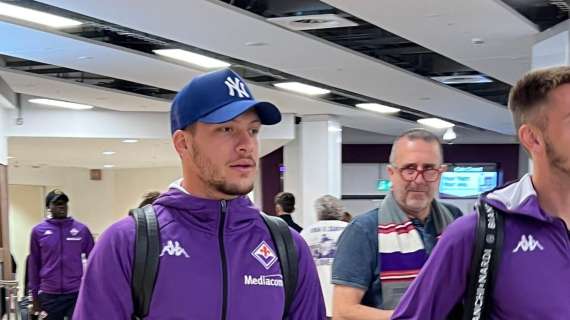 FOTO FV, La Fiorentina in partenza da Edimburgo