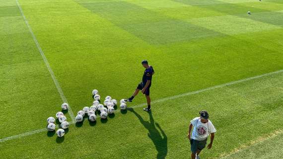 VIDEO FV, Palladino predispone il campo per l'allenamento