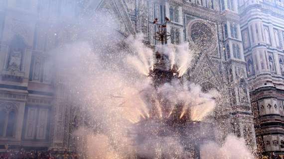 SCOPPIO DEL CARRO, Volo perfetto della colombina