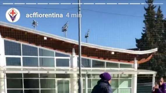 FOTO, I viola in campo stamani per la seduta