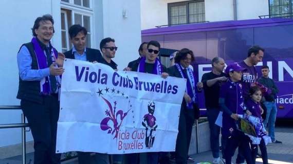 FOTO FV, Viola Club Bruxelles incontra la Fiorentina