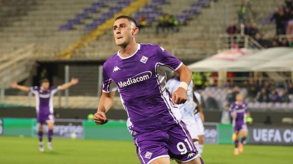 Fiorentina-Sigma Olomouc 1-0, si sblocca Piccoli: viola avanti all'intervallo